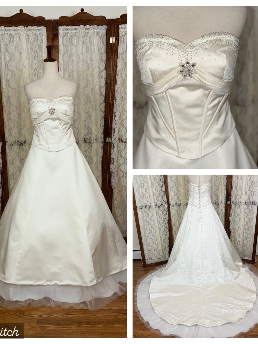 Gorgeous Pallas Athena Corset Wedding Gown